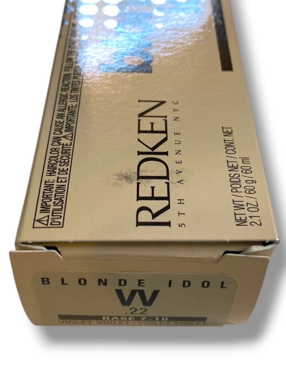 Redken New Blonde Idol Hair VV .22 Violet 2.1 oz Color High Lift Conditioning